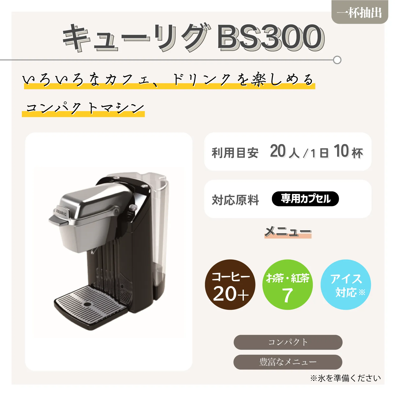 キューリグ BS300