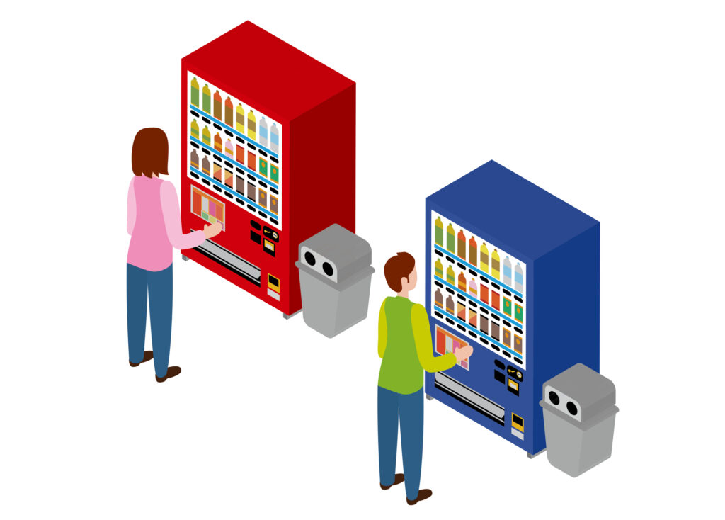 自動販売機イラスト