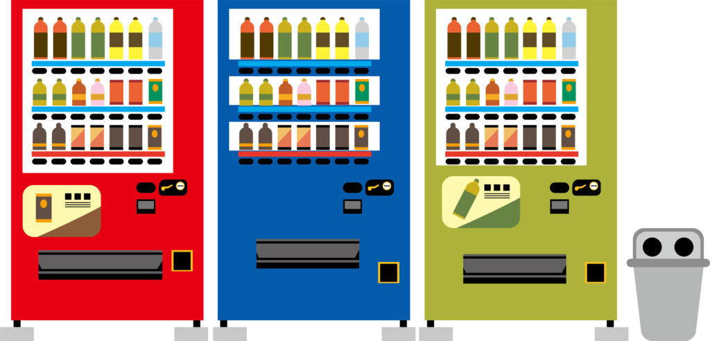 自動販売機イラスト